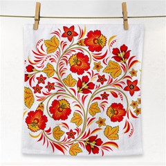 Wreaths Flower Floral Sexy Red Sunflower Star Rose Face Towel