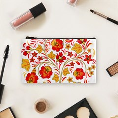 Wreaths Flower Floral Sexy Red Sunflower Star Rose Cosmetic Bag (small) 