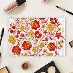 Wreaths Flower Floral Sexy Red Sunflower Star Rose Cosmetic Bag (Large)  Front