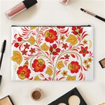 Wreaths Flower Floral Sexy Red Sunflower Star Rose Cosmetic Bag (Large)  Back