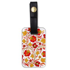 Wreaths Flower Floral Sexy Red Sunflower Star Rose Luggage Tags (one Side)  by Mariart