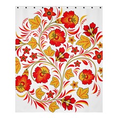 Wreaths Flower Floral Sexy Red Sunflower Star Rose Shower Curtain 60  X 72  (medium)  by Mariart