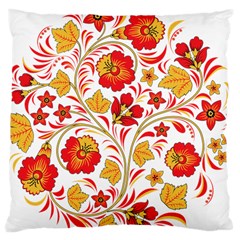 Wreaths Flower Floral Sexy Red Sunflower Star Rose Large Cushion Case (one Side) by Mariart