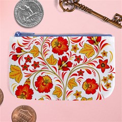 Wreaths Flower Floral Sexy Red Sunflower Star Rose Large Coin Purse