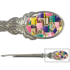 Magazine Balance Plaid Rainbow Letter Openers by Mariart