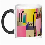 Magazine Balance Plaid Rainbow Morph Mugs Left