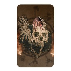 Awesome Creepy Skull With Rat And Wings Memory Card Reader by FantasyWorld7