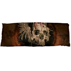 Awesome Creepy Skull With Rat And Wings Body Pillow Case Dakimakura (two Sides) by FantasyWorld7