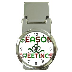 Season Greetings Money Clip Watches by Colorfulart23