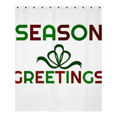 Season Greetings Shower Curtain 60  X 72  (medium)  by Colorfulart23