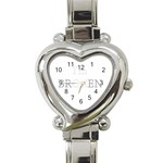 I am OK - Broken Heart Italian Charm Watch Front