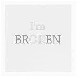 I am OK - Broken Medium Glasses Cloth (2-Side) Back