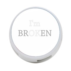 I Am Ok - Broken 4-port Usb Hub (two Sides)  by Valentinaart