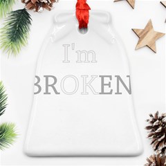 I Am Ok - Broken Ornament (bell) by Valentinaart