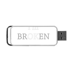 I Am Ok - Broken Portable Usb Flash (one Side) by Valentinaart