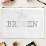 I am OK - Broken Cosmetic Bag (XXXL)  Front