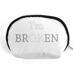 I Am Ok - Broken Accessory Pouches (medium)  by Valentinaart