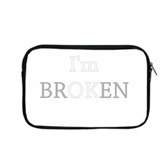 I Am Ok - Broken Apple Macbook Pro 13  Zipper Case by Valentinaart