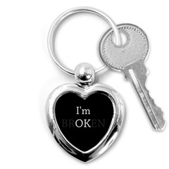 I Am Ok - Broken Key Chains (heart)  by Valentinaart