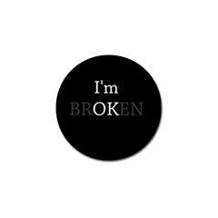 I Am Ok - Broken Golf Ball Marker (10 Pack) by Valentinaart