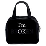 I am OK - Broken Classic Handbags (2 Sides) Front