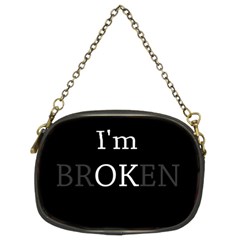 I Am Ok - Broken Chain Purses (two Sides)  by Valentinaart