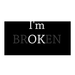 I Am Ok - Broken Satin Wrap by Valentinaart