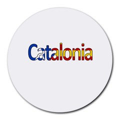 Catalonia Round Mousepads by Valentinaart