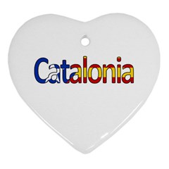 Catalonia Ornament (heart) by Valentinaart