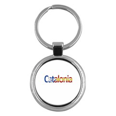 Catalonia Key Chains (round)  by Valentinaart