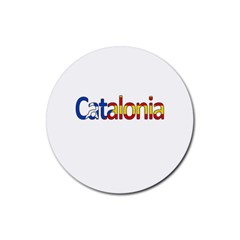 Catalonia Rubber Round Coaster (4 Pack)  by Valentinaart