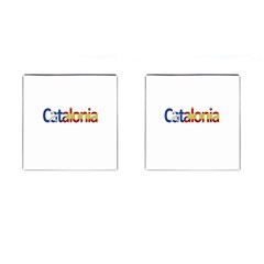 Catalonia Cufflinks (square) by Valentinaart