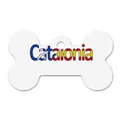 Catalonia Dog Tag Bone (Two Sides)