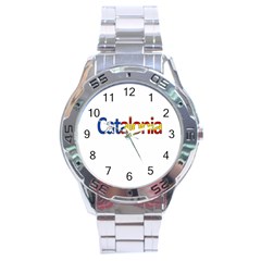 Catalonia Stainless Steel Analogue Watch