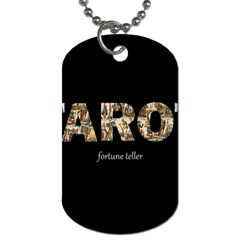 Tarot Fortune Teller Dog Tag (One Side)