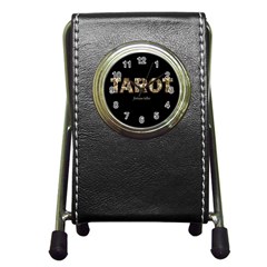 Tarot Fortune Teller Pen Holder Desk Clocks