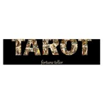 Tarot Fortune Teller Satin Scarf (Oblong) Front