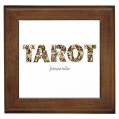 Tarot Fortune Teller Framed Tiles by Valentinaart