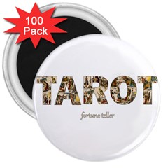 Tarot Fortune Teller 3  Magnets (100 Pack) by Valentinaart