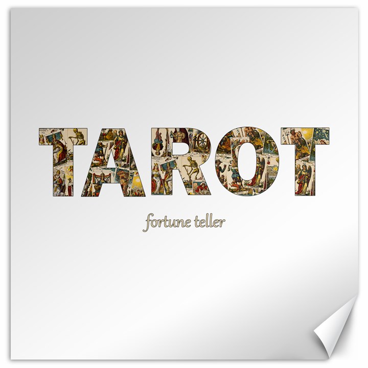 Tarot Fortune Teller Canvas 20  x 20  