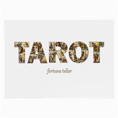 Tarot Fortune Teller Large Glasses Cloth (2-side) by Valentinaart