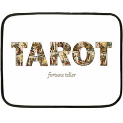 Tarot Fortune Teller Double Sided Fleece Blanket (mini)  by Valentinaart