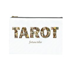 Tarot Fortune Teller Cosmetic Bag (large)  by Valentinaart