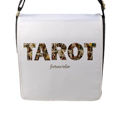 Tarot Fortune Teller Flap Messenger Bag (l)  by Valentinaart