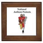 National Anthem Protest Framed Tiles Front