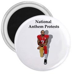 National Anthem Protest 3  Magnets by Valentinaart