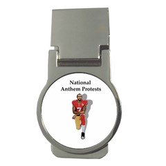 National Anthem Protest Money Clips (round)  by Valentinaart