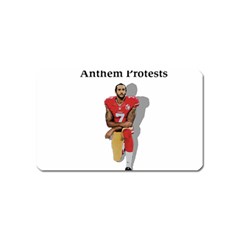 National Anthem Protest Magnet (name Card) by Valentinaart