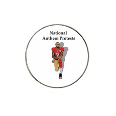 National Anthem Protest Hat Clip Ball Marker by Valentinaart