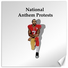 National Anthem Protest Canvas 12  X 12   by Valentinaart